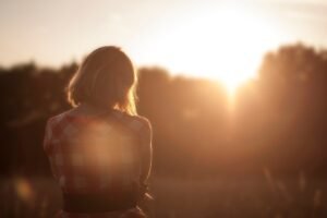 woman, person, nature, sunset, dreams, alone, lonely